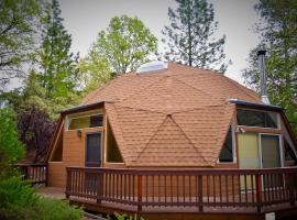 Unique and Secluded Dome Getaway near Sacramento, California, Hotel in Pioneer