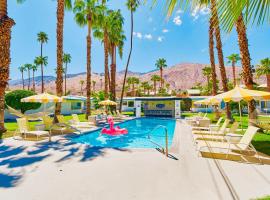A PLACE IN THE SUN Hotel - ADULTS ONLY Big Units, 24h Heated Pool & Spa in 1 Acre Park Prime Location, DOG Friendly, TOP Midcentury Modern Boutique Hotel, hotell sihtkohas Palm Springs