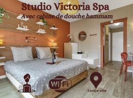 Studio Victoria SPA, au coeur du centre-ville CABINE HAMMAM -WIFI -GRAND LIT DOUBLE QUEEN SIZE 160x200cm, hotel con spa en Aix-les-Bains