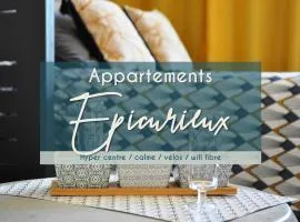 Appartements EPICURIEUX hyper centre ville, calme - SEJOURAIXLESBAINS