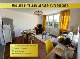 Moulin#1-Yellow'appart - Futuroscope-Jardin & Parking