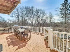 Fire Pit and Game Room Spacious Poconos Retreat!