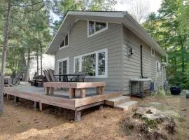 Dock and Fire Pit Lakefront Cabin in Deer River!