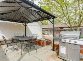 Fire Pit and Yard Games Inviting Clarksburg Cottage
