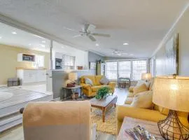 Steps to Tunica Lake Outdoor Retreat with Fire Pit