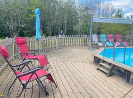 Maison bois avec piscine privée et WiFi au cœur du Périgord - FR-1-616-445