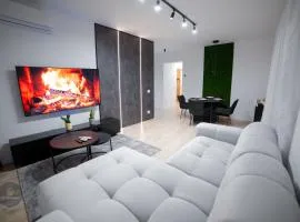 Luxury 2 Bedroom 2 Bath Business Apartment near Pipera Metro with Balcony and High Speed WiFi