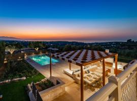 Estella Villa with Pool, Children Area, BBQ & Magnificent Views!