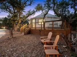 A Romantic Getaway in this Luxurious Yurt for Couples in Wimberley, TX