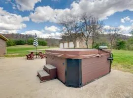 Game Room and On-Site Pond Laurelville Retreat!