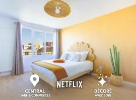 L'Arizona - 2 min de la Gare - Lit Queen Size