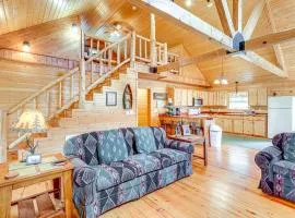 Fire Pit, Screened Deck: Riverfront Ozarks Cabin!
