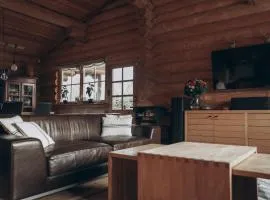 Fjordhygge - Authentic wood log cabin summerhouse near water, fjord and forest