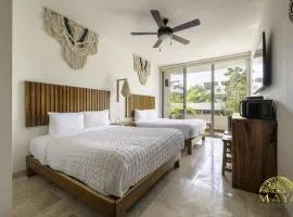 NHOA 205C Lux 1BR Condo Pool View in Aldea Zama