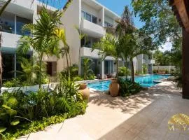 NHOA 303B Lux 1BR Condo Pool View in Aldea Zama