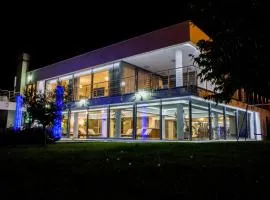 Wellness Villa Biocrystal with heated indoor pool, private spa, tennis court and fitness
