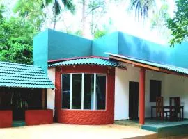Dramatic Green Cottage
