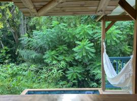 Jungle kaz, piscine privée, hôtel à Lamentin