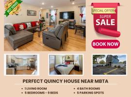 284 - 5BR Boston - Peaceful House near England Aqua, hotel v destinaci Quincy