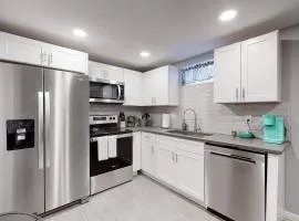 Bright basement unit with large yard and sunroom