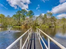 On-Site Pond with Kayaks Pensacola Family Home