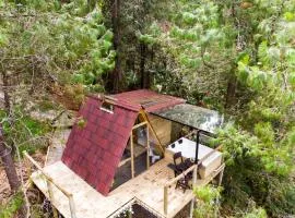 Glamping, Jacuzzi, Malla Catamarán y Desayuno en Santa Elena