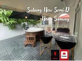 Subang New SemiD near Sunway Lagoon up to 16pax