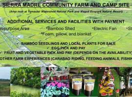 Amarah's Place by Sierra Madre Community Farm and Camping Site, Hotel in Tumauini