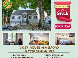 597 - 5BR Medford - Cozy Stay near Stone Zoo