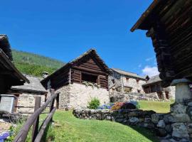 Rustico AdeL，Sornico的小屋