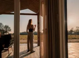 Nieuwe Luxe Lodge met Weidezicht - bij Nationaal park Drents-Friese Wold