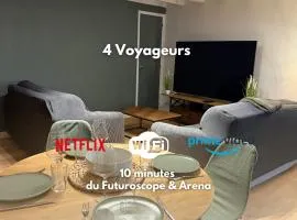 10 minutes from Futuroscope