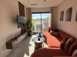 Modern & Fully equipped 1BDR Flats in Palmiers Central Casablanca with Terrace & Parking