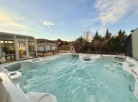 Home near Zion with private hot tub Sleeps 10