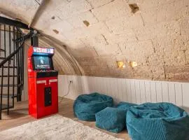 L'ARCADE SECRETE Appartement climatisé, Jacuzzi, Borne d'arcade Bordeaux centre