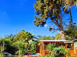 Suite con DESAYUNO SOLO PARA DOS Ó Cabañas familiares Los PINARES DEL MAR -Pet friendly, hotel in Isla Negra