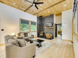 Porch and 1-Acre Yard White Mountains Hideaway