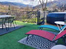 Ferme perce-neige sauna et jacuzzi