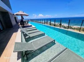 Studio Rooftop em frente ao Mar na Praia de itapua