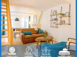 Freedom Grand Triplex lumineux décoration contemporaine - PLEIN CENTRE HISTORIQUE BAYEUX - PARKING GRATUIT A PROXIMITE PROCHE COMMERCES RESTAURANTS - PLAGES DU DEBARQUEMENT