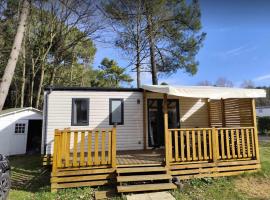 Mobil home Neuf 6 places Climatisé, camping in Camiers