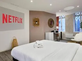 Suite Beige #2#- Vue & jacuzzi privé-self check-in