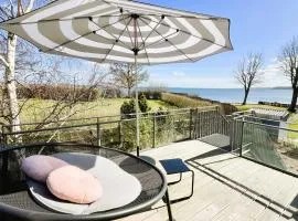 Haifischsieben, Wow-Haus mit Meerblick, Sauna und Kamin