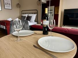 Apartament Czerwone Wino 100m od Szczawno-Zdrój, хотел в Валбжих