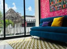 Chic Mexican 2BR Apt in the heart of Cancun