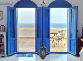 La Atalaya, Terraza con vistas al mediterráneo