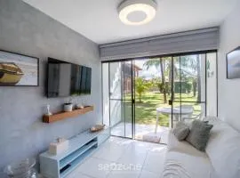 Lindo Apto em Cond. c/ Piscina no Litoral CQS0004