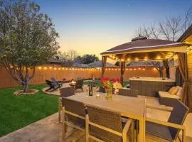 Zen Back Yard with Hot Tub, Firepit, Spa at Home