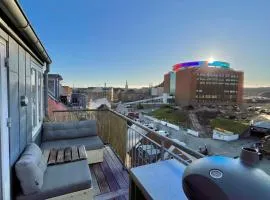 Central rooftop apartment by ARoS with balcony