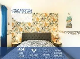 Appartement à quelques pas de la plage avec jardin